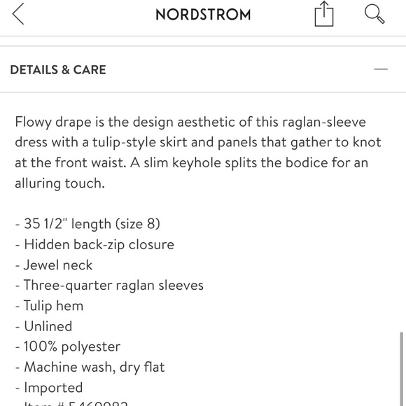 NWT: TopShop Blue tie dress - Picture 4 of 6